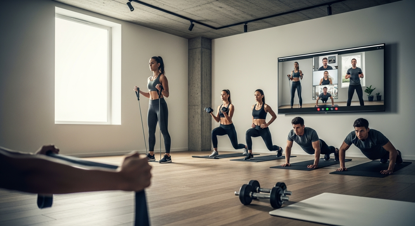 Групповые тренировки онлайн
