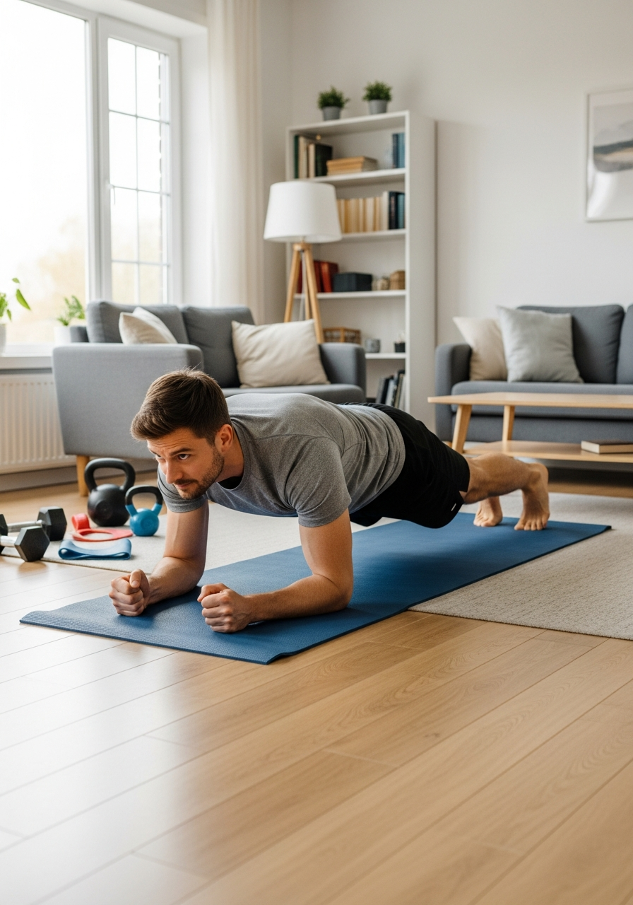 Планка на предплечьях